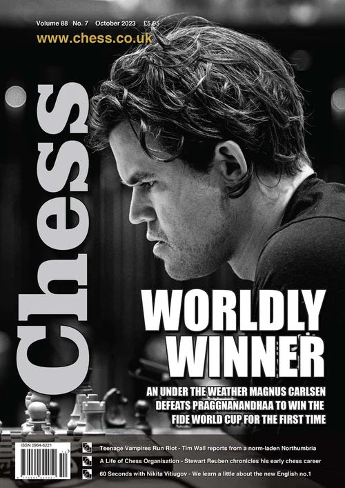 Chess Magazine Black and White