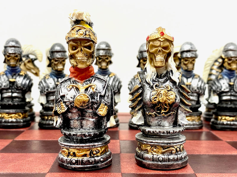 Skull Resin Theme Chess Pieces