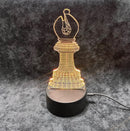 Chess Night Light (King, Queen, Knight, Bishop, Rook, Pawn designs)