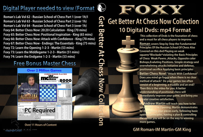 Get Better at Chess Now Collection (10 Digital DVDs)