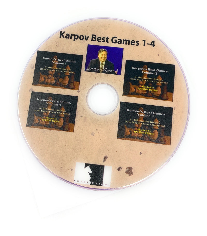 Karpov's Best Games 1-4  GM Anatoly Karpov (DVD)