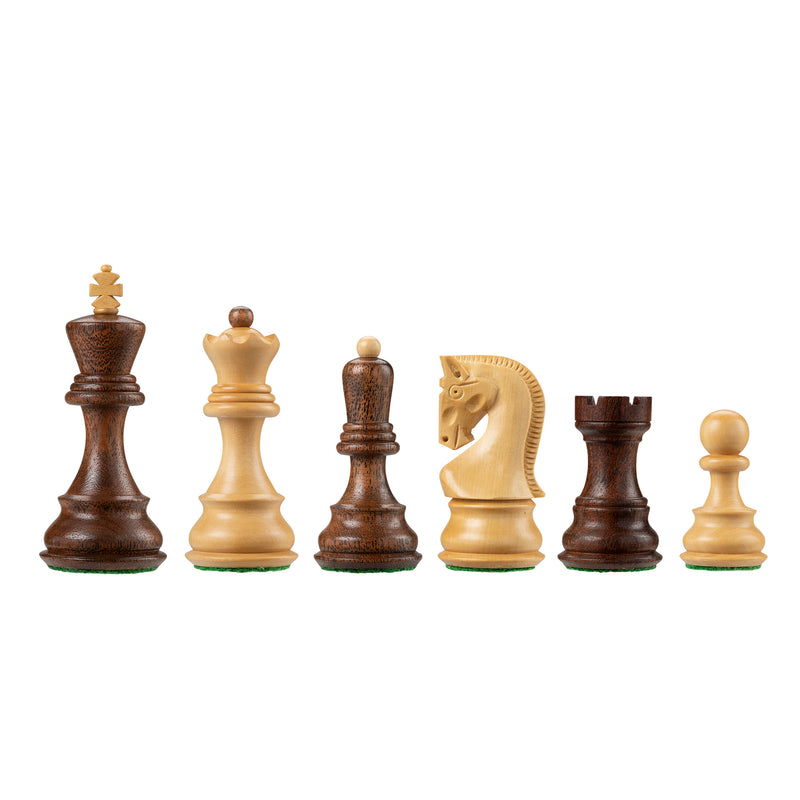 Bobby Fischer® Zagreb Chess Pieces – Acacia/Boxwood – 3.75 inch King