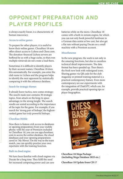 ChessBase 18 - Starter Package