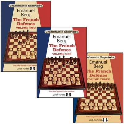 Grandmaster Repertoire: The French Defence Volume 1, 2 & 3 (Hardback) - Emanuel Berg