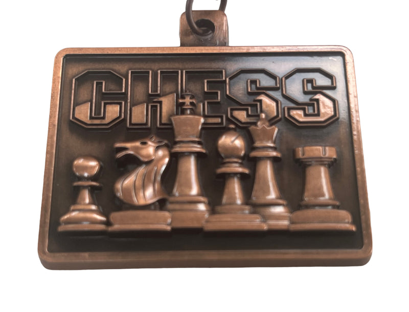 Ultimate Chess Medal - Satin Finish - Gold, Silver, Bronze