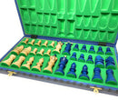 Ambassador Deluxe Chess Set - Folding board with 4 1/4" King