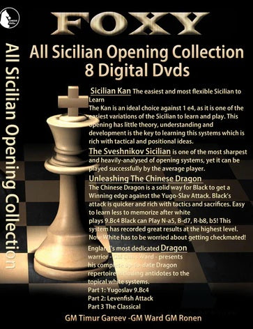 All Sicilian Openings Collection (8 Digital DVDs)