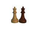 Babul Wood Ultimate Chess Set 3X Weight (4 Qs)  w/ Travel Case