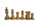 Babul Wood Ultimate Chess Set 3X Weight (4 Qs)  w/ Travel Case
