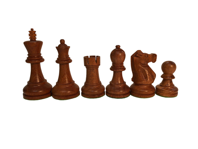 Babul Wood Ultimate Chess Set 3X Weight (4 Qs)  w/ Travel Case