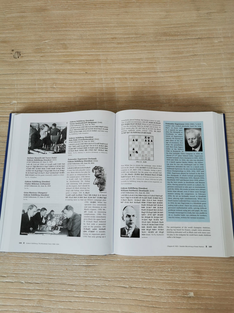 Pre Order Gideon Ståhlberg - An Epoch in Swedish Chess, Volume I 1908–1939 - Peter Holmgren