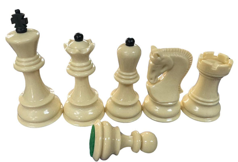 Black & White Zagreb Plastic Chess Set