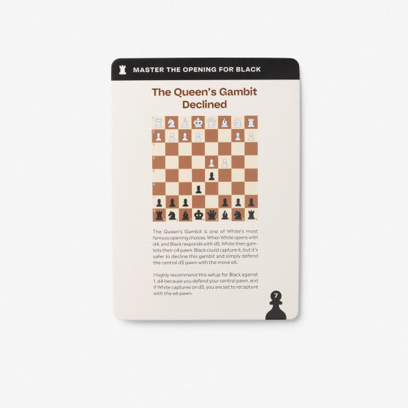 The Chess Deck: 50 Cards for Mastering the Basics