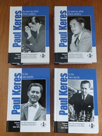 The Complete Paul Keres: 4 Volume Set - Jimmy Adams (Limited Edition Hardbacks)