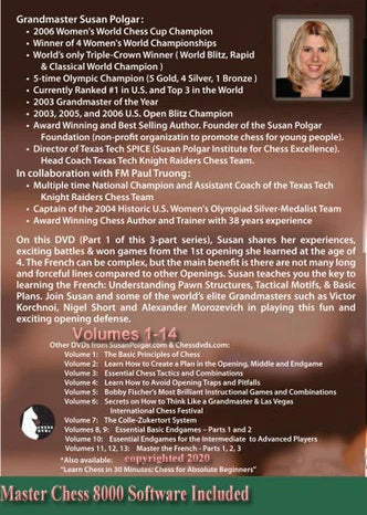 Learn Chess the Easy Way with Susan Polgar (14 Digital DVDs)