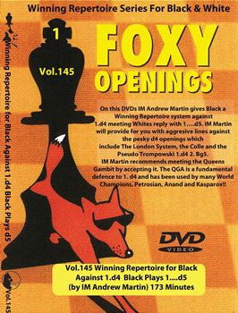 Foxy Chess Openings Vol 145: Winning Repertoire for Black against 1.d4 Black Plays 1...d5