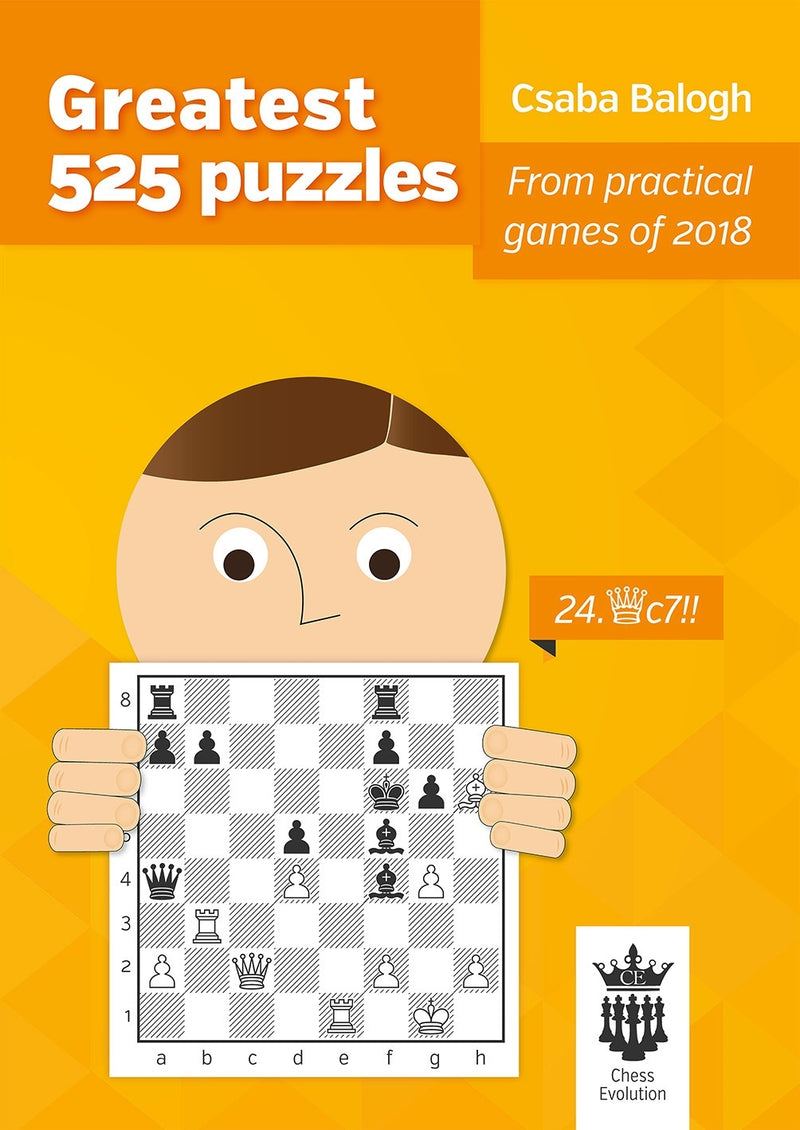 Greatest 525 Puzzles: From Practical Games of 2018 - Csaba Balogh