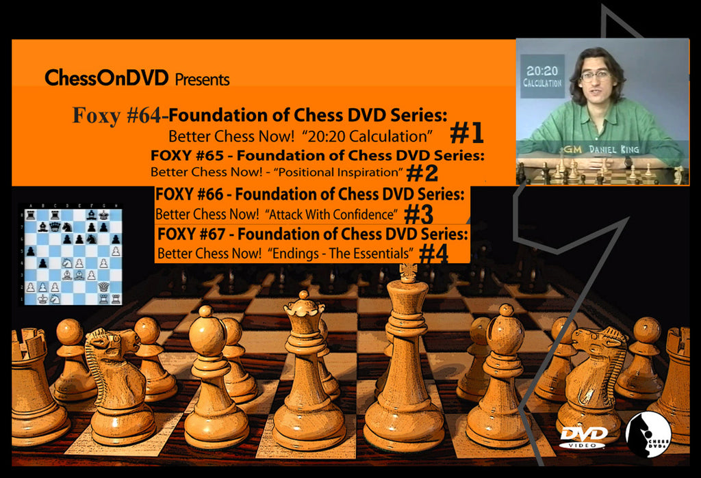 Foxy Better Chess Now Set of 4 DVDs