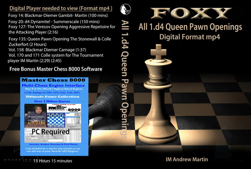 All 1.d4 Queen Pawn Openings Collection (6 Digital DVDs)