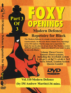 Foxy 110: Modern Defence Repertoire for Black Part 3 - Martin