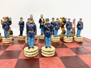 Civil War Resin Theme Chess Pieces