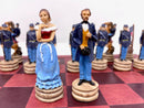 Civil War Resin Theme Chess Pieces