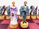 Civil War Resin Theme Chess Pieces