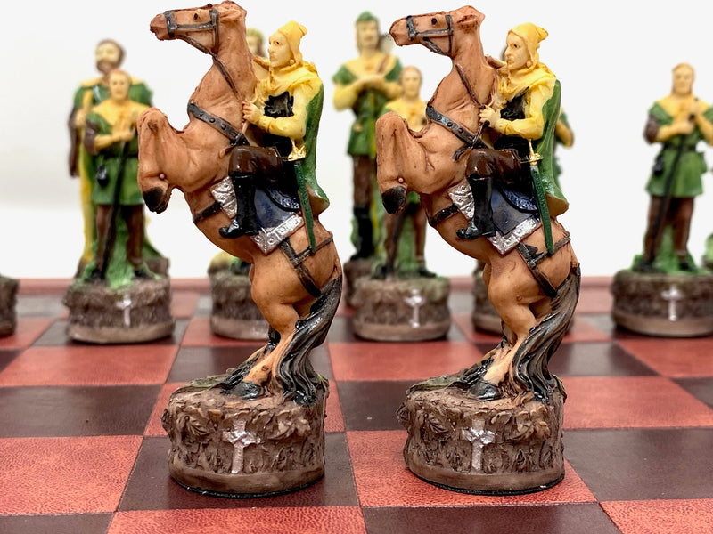 Robin Hood Resin Theme Chess Pieces