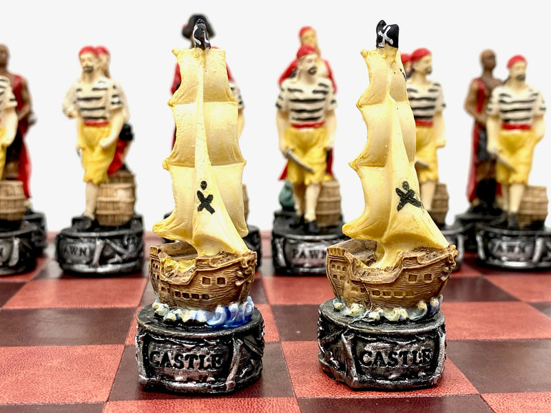 Pirates Resin Theme Chess Pieces