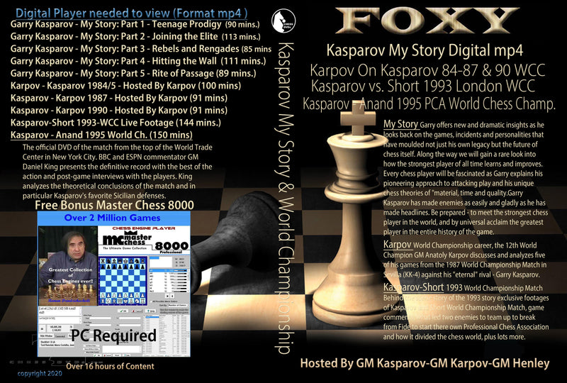 Kasparov My Story Collection (10 Digital DVDs) Download