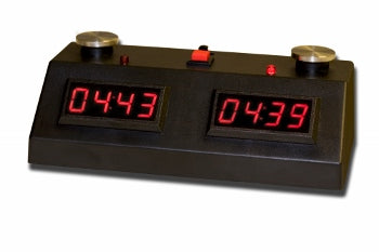 Chess Clock ZMF-II with Red LED Display /w Black Case