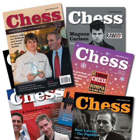 Chess Magazine - One Year Renewal subscription (US & CANADA only) Physical Copy