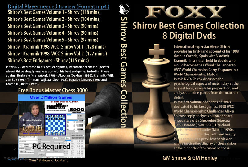 Shirov's Best Games Collection (8 Digital DVDs) Download