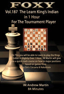 Foxy 187 The Learn King's Indian in 1 hour for the Tournament Player (DVD)