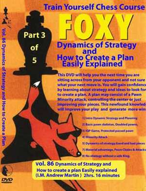 Foxy Openings 86: Dynamics of Strategy and How to Create a Plan Easily Explained