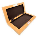 Folding Inlaid Walnut set (15" board 3" King)