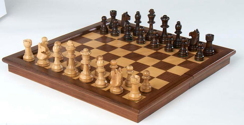 Folding Tournament Staunton Board with Weighted pieces (17.5