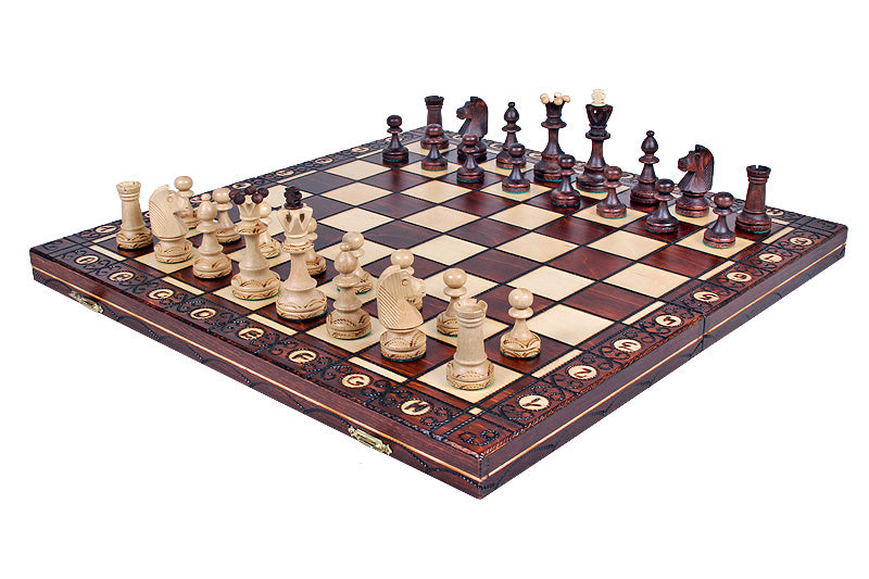 Senator Folding Chess set - 16" Board with 3" King