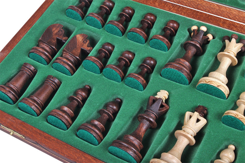 Senator Folding Chess set - 16" Board with 3" King