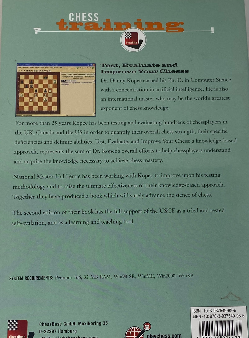 Test, Evaluate and Improve Your Chess - Danny Kopec and Hal Terrie (CD)