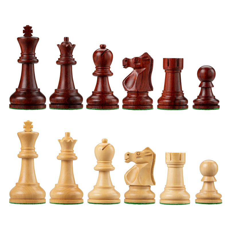 Bobby Fischer® Ultimate Chess Pieces – Redwood/Boxwood – 3.75 inch King