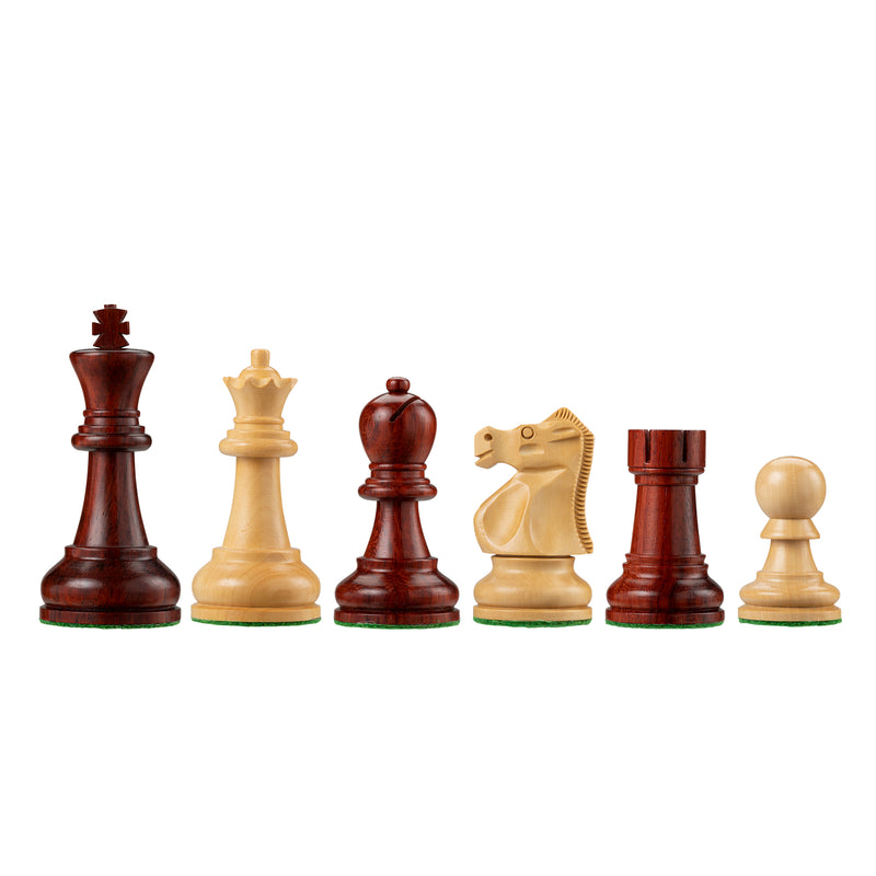 Bobby Fischer® Ultimate Chess Pieces – Redwood/Boxwood – 3.75 inch King